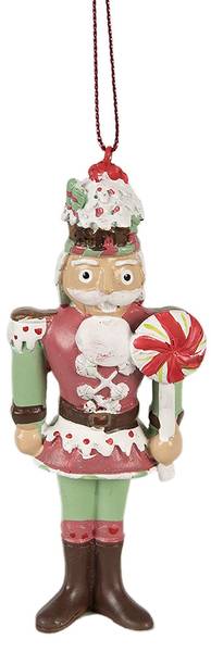 Weihnachtsanhänger Nussknacker MC663996 Rot - Kunststoff - 3 x 12 x 5 cm