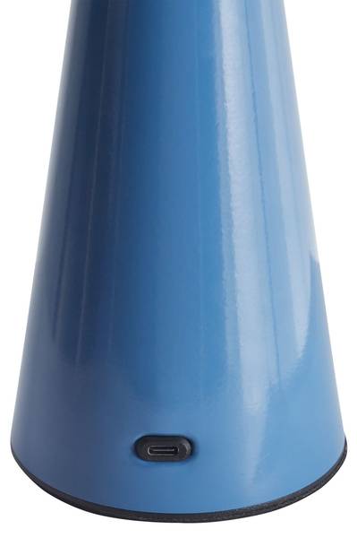 Tafellamp APAYAO 2-delig zwart - blauw - zilver - wit