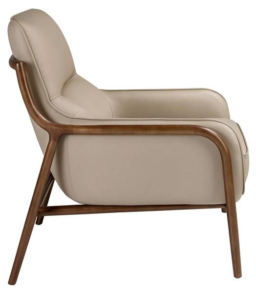 Sessel 5177 Gelb - Nussbaum - 72 x 90 x 90 cm