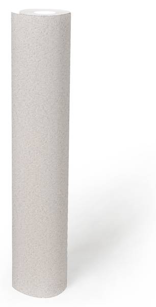 Papiertapete Veil Weiß - Mischgewebe - Vinyl - 53 x 1005 x 1 cm