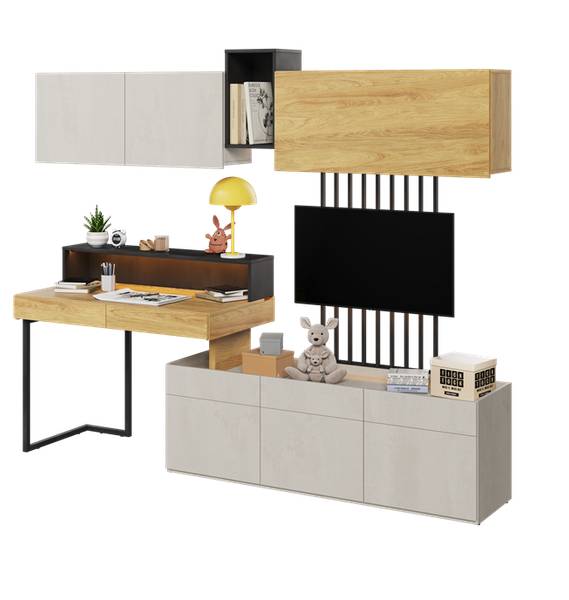 Kinderzimmer-Set TEEN FLEX 02 (7-telig) 239 x 193 x 61 cm