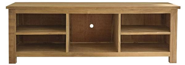 TV-Möbel BOSTON Beige - Massivholz - 150 x 50 x 150 cm