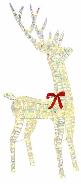 Rentiere Familie 42019050 3er Set Gelb - Kunststoff - 26 x 127 x 67 cm