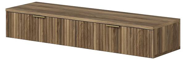 Konsolenschreibtisch FRALYN Braun - Holz teilmassiv - 110 x 20 x 45 cm