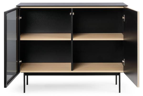 Commode RITA Imitation chêne - Largeur : 107 cm