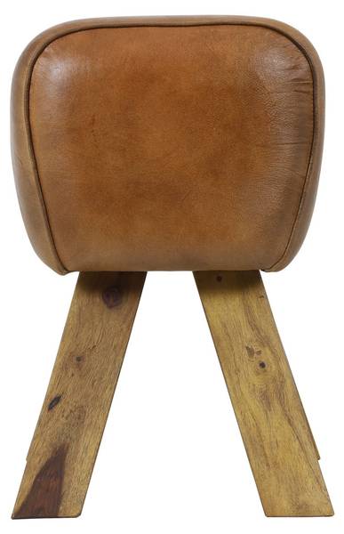 Hocker Ramy Braun - Holzwerkstoff - 31 x 46 x 40 cm