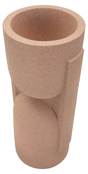 Cache-pot Nui Rouge - Résine - 36 x 91 x 38 cm