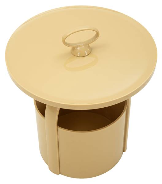 Besteilltisch Iris Beige - Kunststoff - 44 x 43 x 44 cm