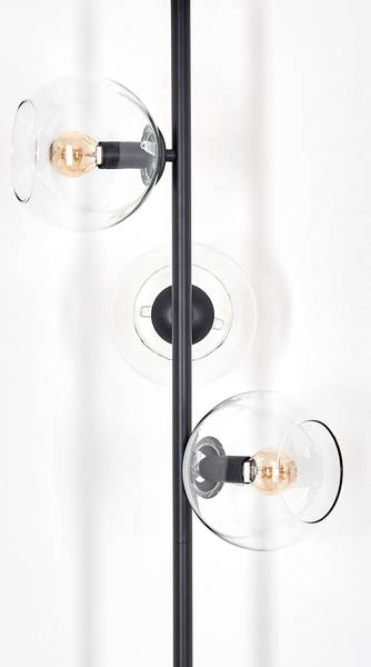 Stehlampe Cesaro Aluminium - Klarglas - 36 x 160 x 95 cm