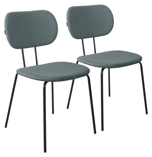 Stoelen Set van 2 Tina donkergroen - groen