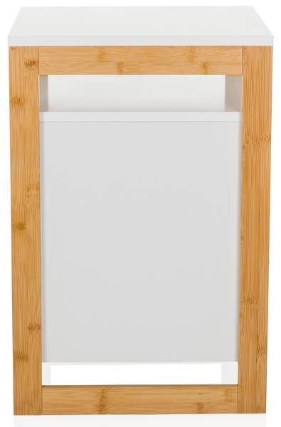 Beistelltisch TAROLO III Weiß - Holzwerkstoff - 40 x 60 x 40 cm