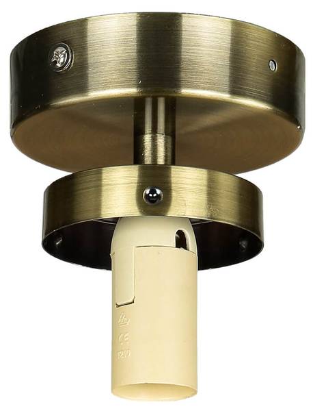 Plafonnier TOHO Laiton - Gris métallisé