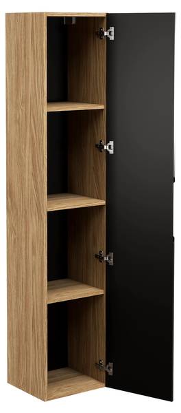 Hochschrank LUXOR HC35 1D Schwarz