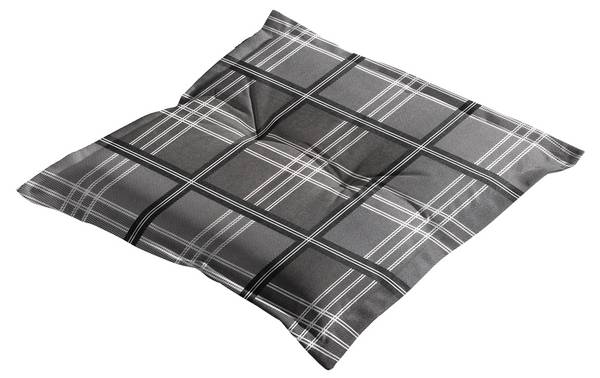 Sitzkissen Patchy 4er-Set Grau