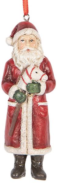 Weihnachtsanhänger Santa MC665595 Rot - Kunststoff - 3 x 12 x 4 cm