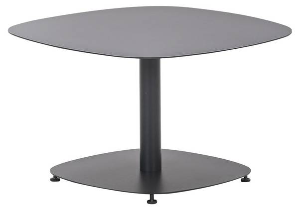 Bijzettafel Kariko grijs - aluminium - 70 x 43 x 70 cm