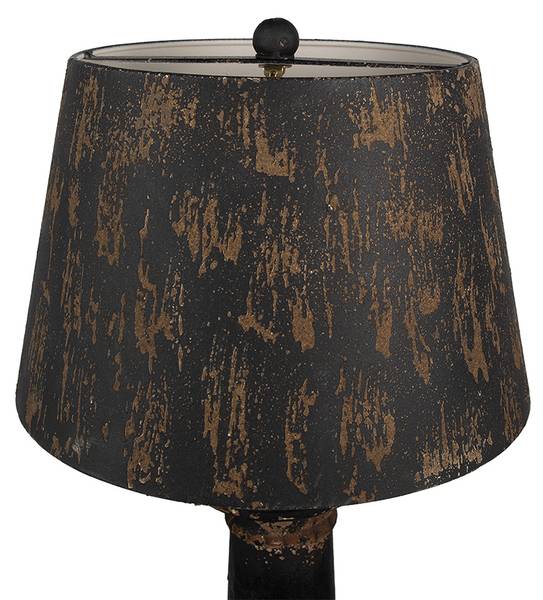 Tischlampe Lalita Braun - Holzwerkstoff - 35 x 64 x 35 cm