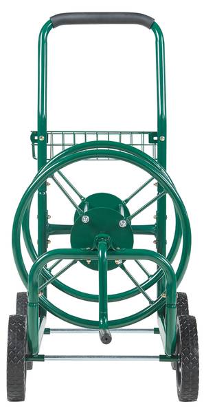 Schlauchwagen Pescaza Schwarz - Grün - Metall - 44 x 95 x 86 cm