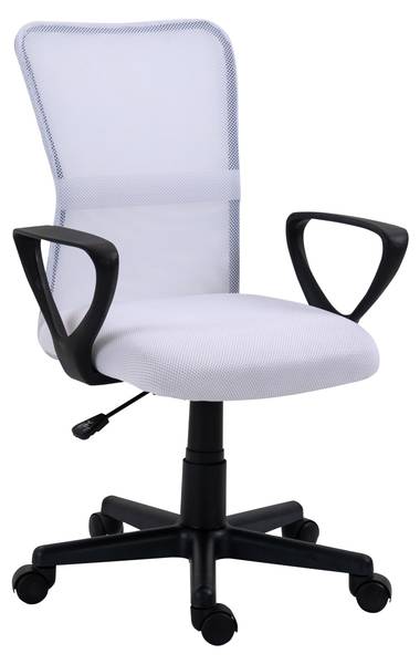 Chaise de bureau STACY Blanc