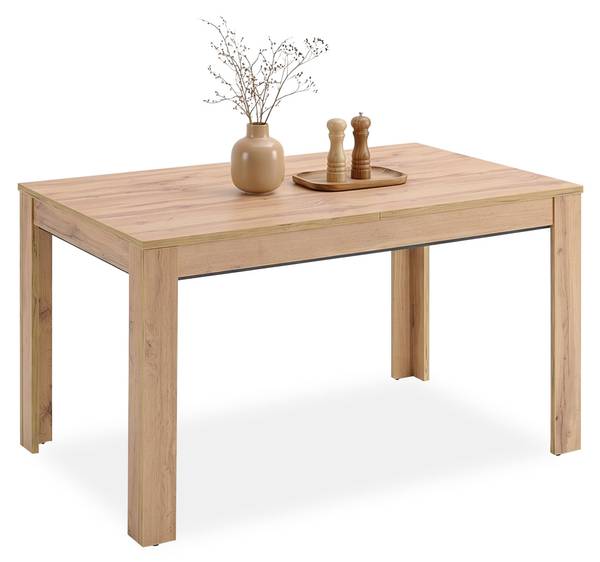 Esstisch 3195 Braun - ABS - Holzverbundwerkstoff - 135 x 77 x 86 cm