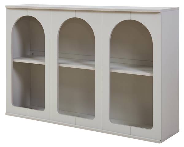 Buffet Trorhun Gris - Largeur : 120 cm