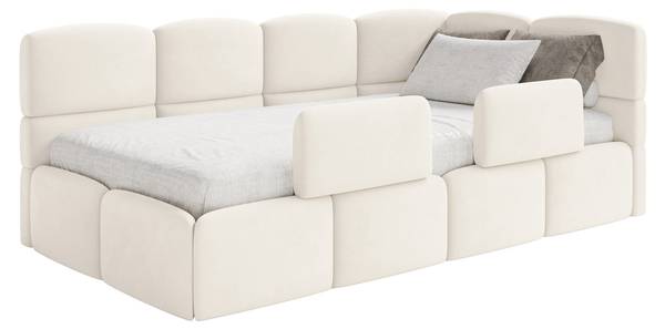 Kinderbett CLOUDY Creme