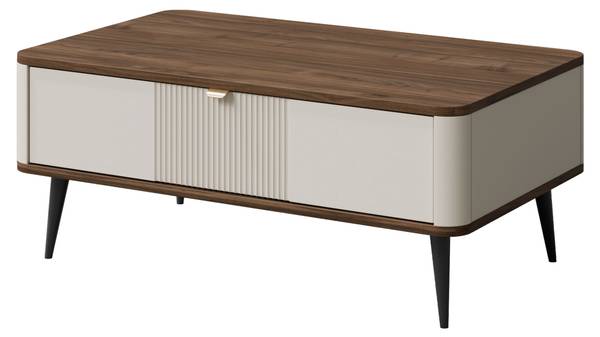 Couchtisch Marly 16 Beige - Walnuss