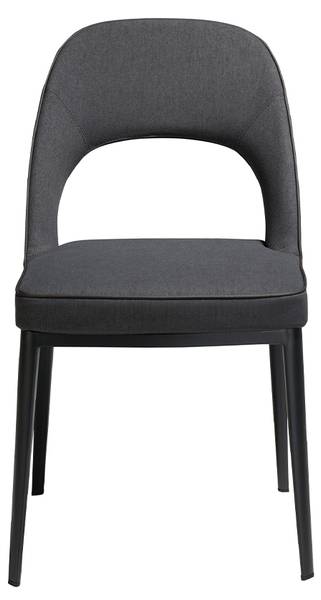 Stuhl 4023 Schwarz - Mischgewebe - Strukturstoff - Flachgewebe - Webstoff - 47 x 80 x 50 cm