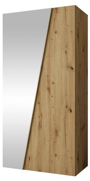 Kleiderschrank Zen 1 Gold - Eiche