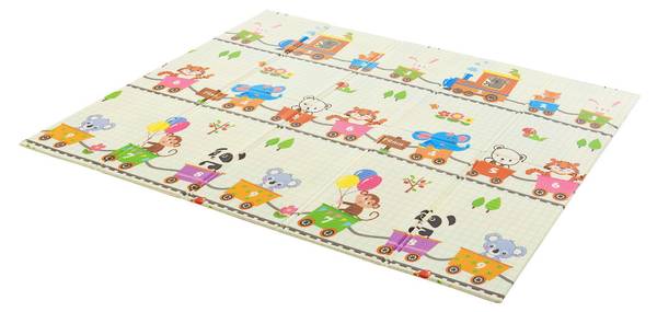 Kinder Spielmatte Toni Beige - Kunststoff - 176 x 1 x 196 cm