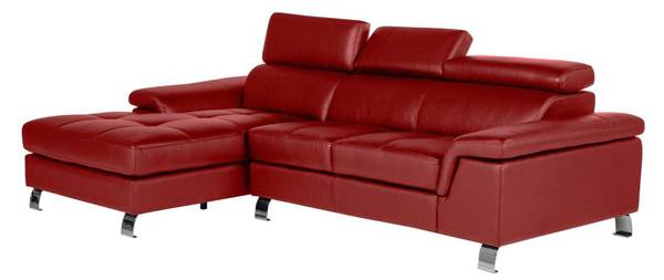 Sofa ohne Schlafmöglichkeit MISHIMA Rot