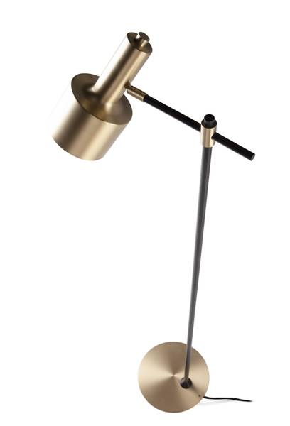 Stehlampe 8069 Gold - Aluminium - Gold - 50 x 164 x 30 cm