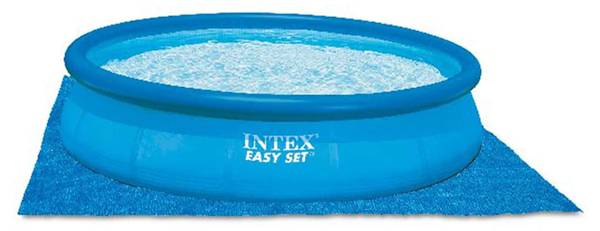 Swimming Pool 3001290 Blau - Kunststoff - 457 x 122 x 457 cm