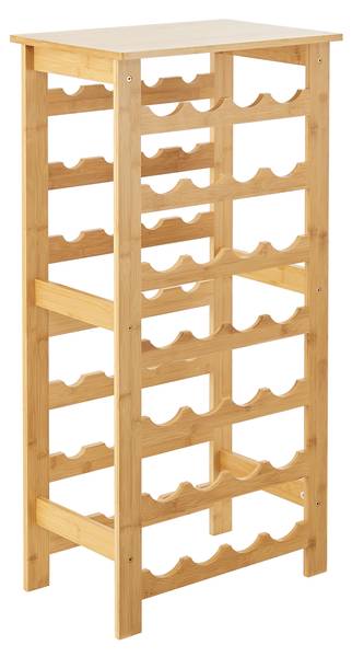 Weinregal Äänekoski Braun - Bambus - 47 x 94 x 29 cm