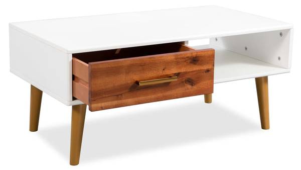 Couchtisch D510 Braun - Massivholz - 50 x 40 x 90 cm