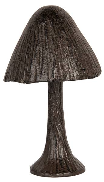 Dekorationsfigur Pilz Deco&Tto Braun - Metall - 7 x 13 x 7 cm