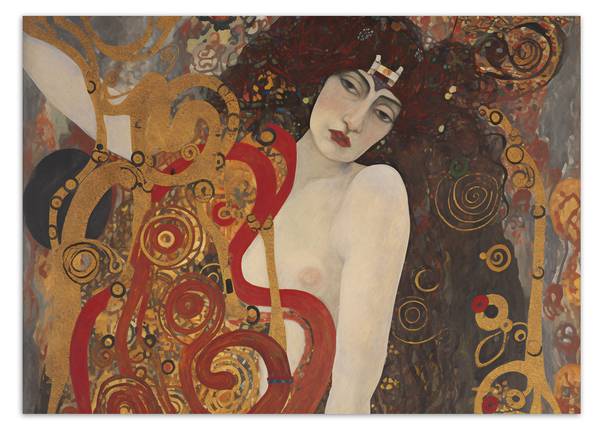 Fototapete Weibliche Abstrakt G. Klimt 100 x 70 cm