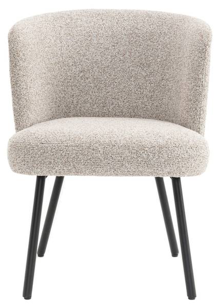 Cindy Sessel Beige - Holz teilmassiv