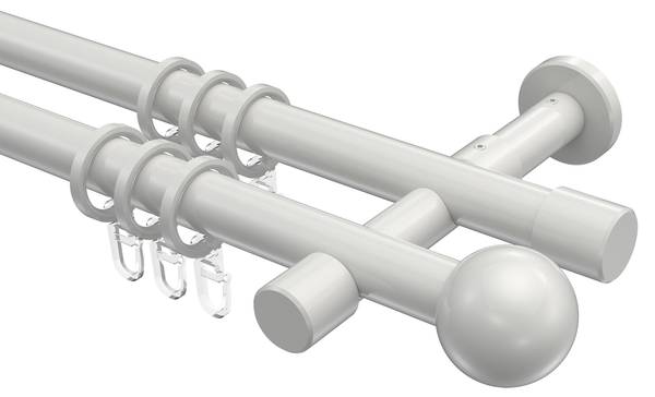 Gardinenstange 2-Lauf Prestige Luino Breite: 240 cm