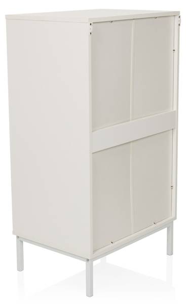 Kommode BJORDAL Weiß - Holzwerkstoff - 40 x 100 x 55 cm