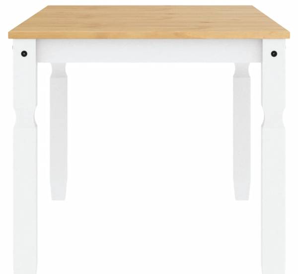Esstisch XT7386 Weiß - Massivholz - 80 x 75 x 160 cm