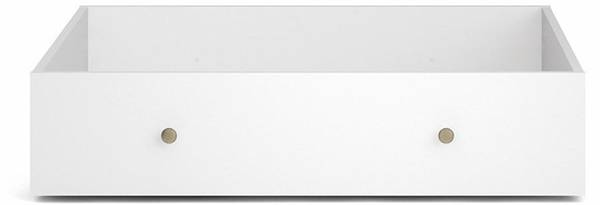 Bettschublade Venedig Weiß - Holz teilmassiv - 100 x 23 x 90 cm