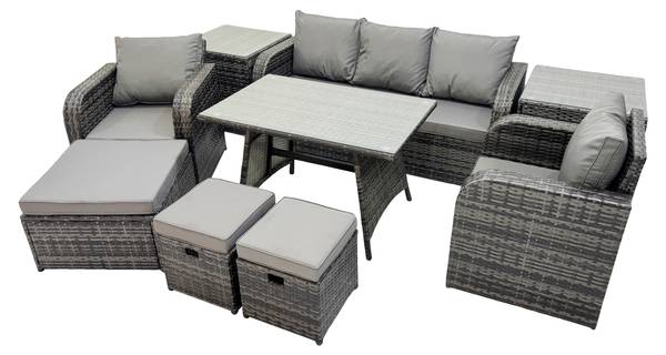 Gartenmöbel im Freien E(4-9er-Set) Anzahl Teile im Set: 9