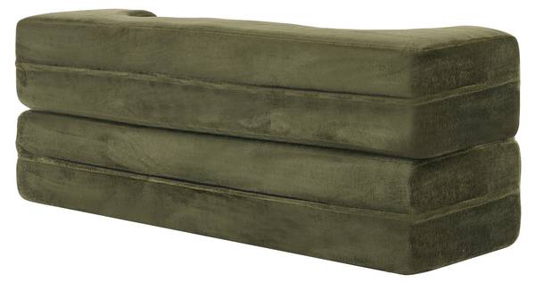 Schlafsofa NEXUSQUASI Grün - Chenille - Polyester - 180 x 70 x 55 cm