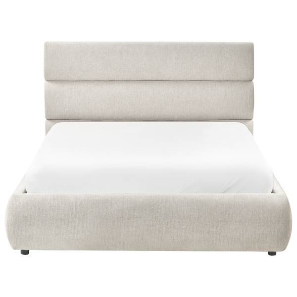 Doppelbett BONIFACIO Schwarz - Grau - Textil - 160 x 106 x 230 cm