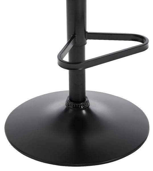 Tabouret de bar LILIYA Lot de 2 Marron - Textile - 49 x 102 x 51 cm