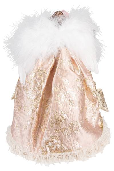 Weihnachtsdekoration Engel Xmas&Jack Pink - Kunststoff - 20 x 40 x 25 cm