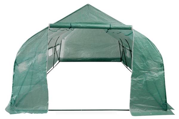 Polytunnel Kas 42911 groen - kunststof - 300 x 200 x 600 cm