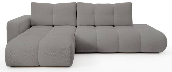 Ecksofa DUCA CURIO Hellgrau - Ecke davorstehend links