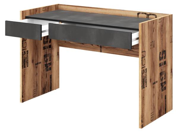 Schreibtisch Fargo 2S FG07 Grau - Holzwerkstoff - 120 x 81 x 55 cm